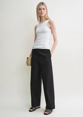 Curved Rib Tank Top | TOTEME | Tank Top | Balcone Store