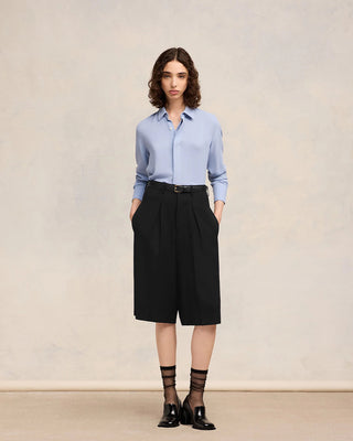 Gabardine Bermuda Long Shorts | AMI PARIS | Shorts | Balcone Store