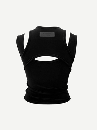 La Fanila Black Top | KUUN STUDIO | Top | Balcone Store