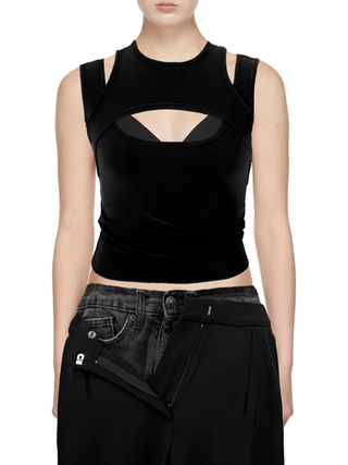 La Fanila Black Top | KUUN STUDIO | Top | Balcone Store