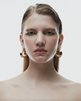 Faïence Hoops Gold | DEFAÏENCE | Ear cuff | Balcone Store
