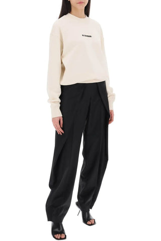 Off-White Oversized Logo Print Sweatshirt | JIL SANDER | Sweatshirt | Balcone Store