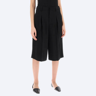 Gabardine Bermuda Long Shorts | AMI PARIS | Shorts | Balcone Store