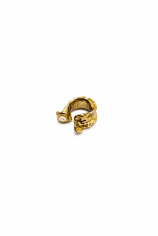 Faïence Ear Cuff Gold | DEFAÏENCE | Ear cuff | Balcone Store