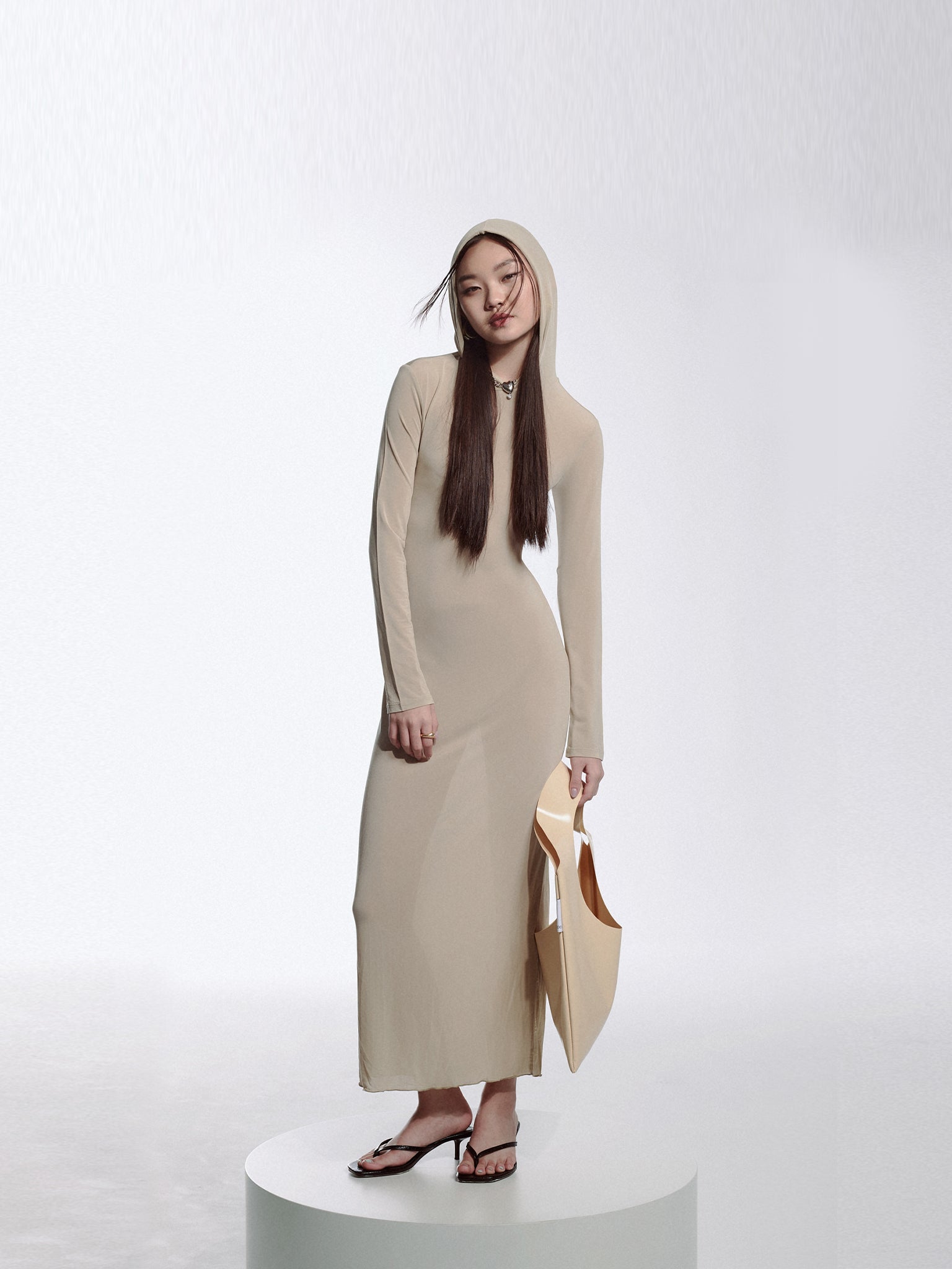 Paloma Wool I Beige Mob Hooded Dress – Balcone Paloma Wool I Beige Mob Hooded Dress – Balcone