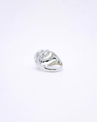 Afloat Ring in Sterling Silver and Pink Topaz