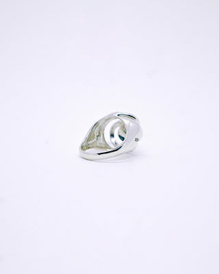 Afloat Ring in Sterling Silver and Pink Topaz