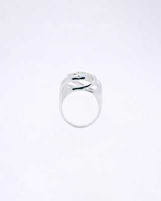 Afloat Ring in Sterling Silver and Zirconia