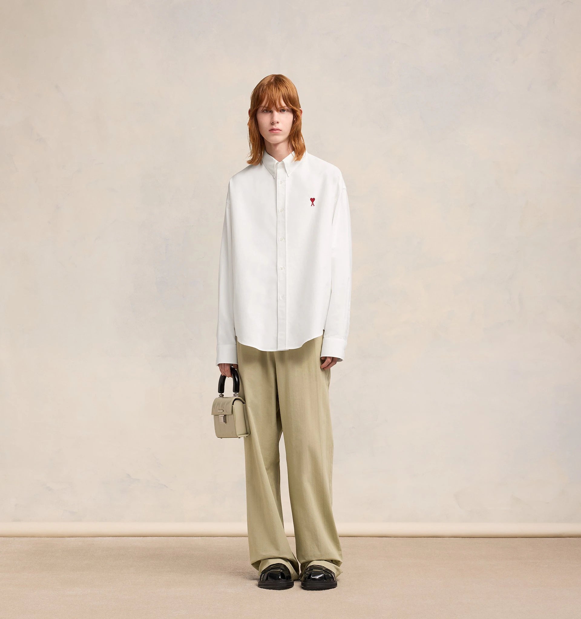 ami paris dress shirt Ami Paris White Ami de Coeur Shirt
