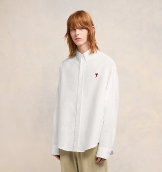 White Boxy Fit Shirt | AMI PARIS | Shirt | Balcone Store