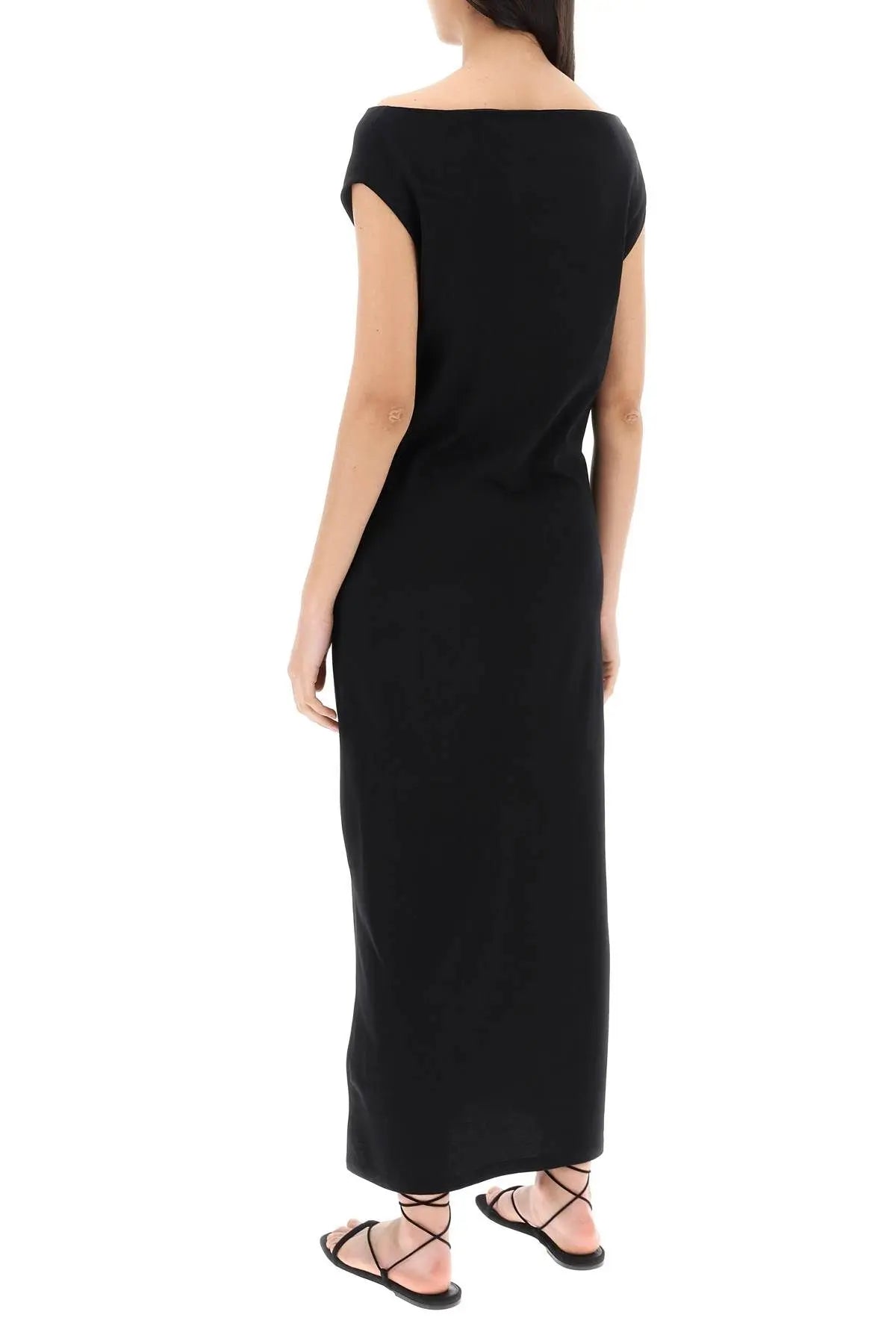 Loulou Studio I Black Martial Maxi Dress – Balcone Loulou Studio I Black Martial Maxi Dress – Balcone