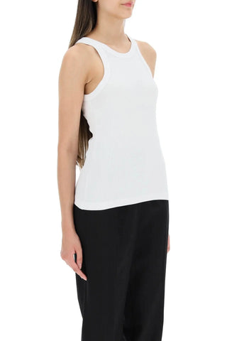 Curved Rib Tank Top | TOTEME | Tank Top | Balcone Store